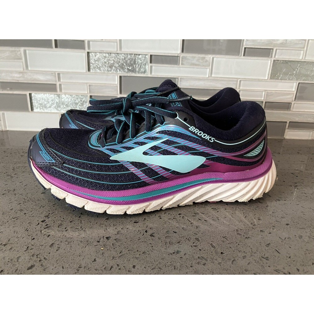 Brooks Glycerin 15 Running Shoes DNA Purple Blue Women's SZ 6